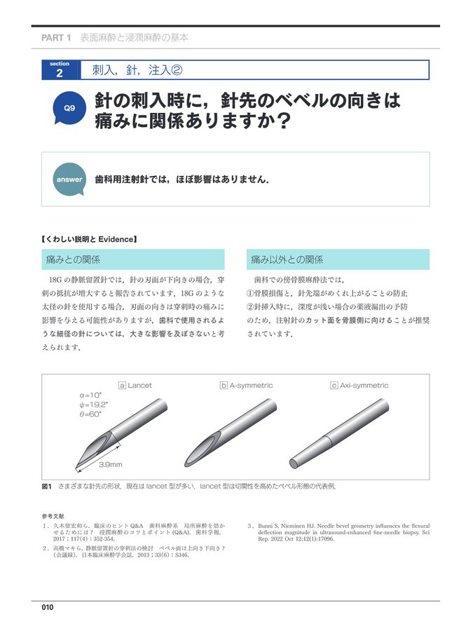 臨床家の疑問に専門家が答える これが正解！ 歯科麻酔