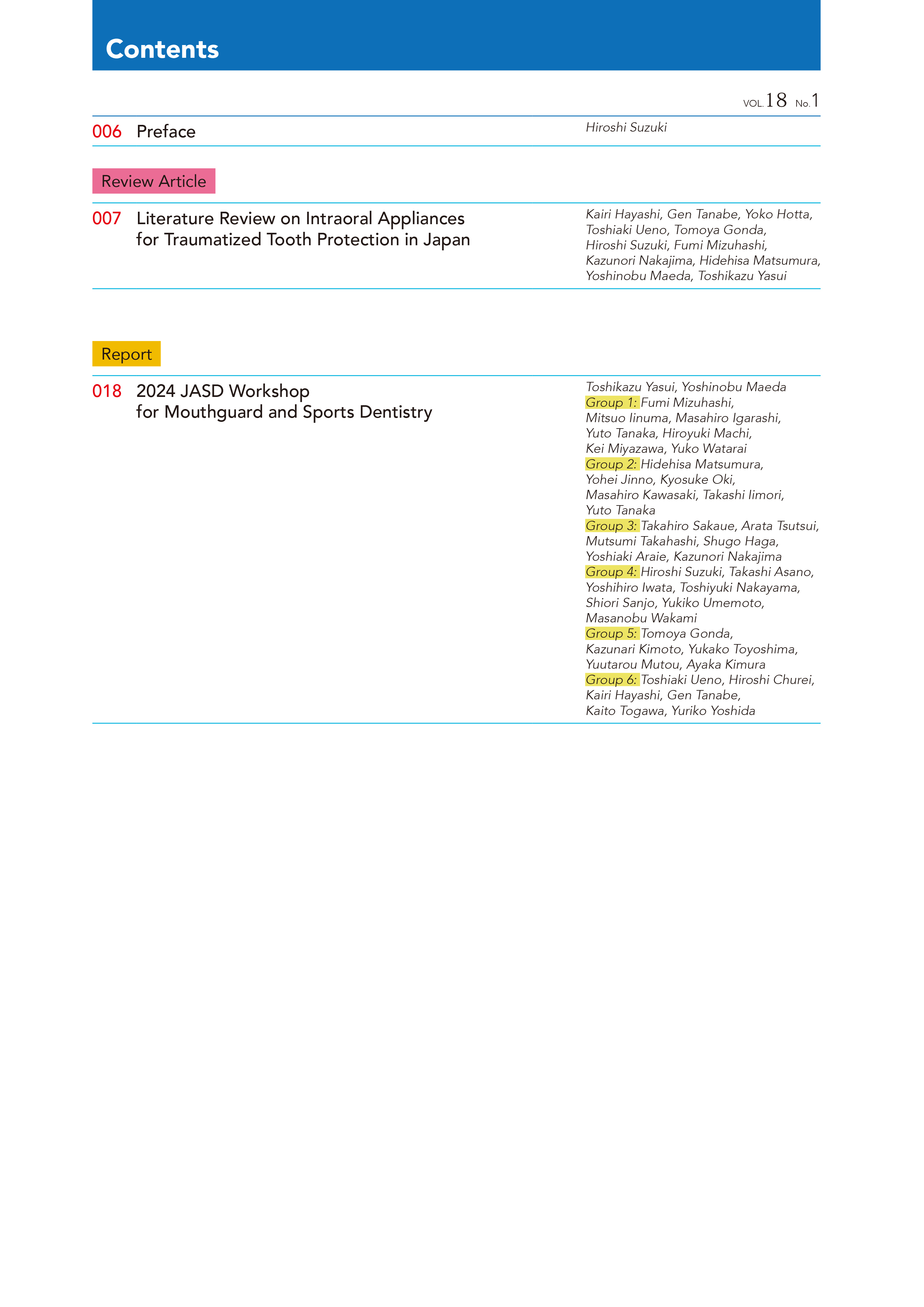 Vol. 18, No. 1 November, 2025